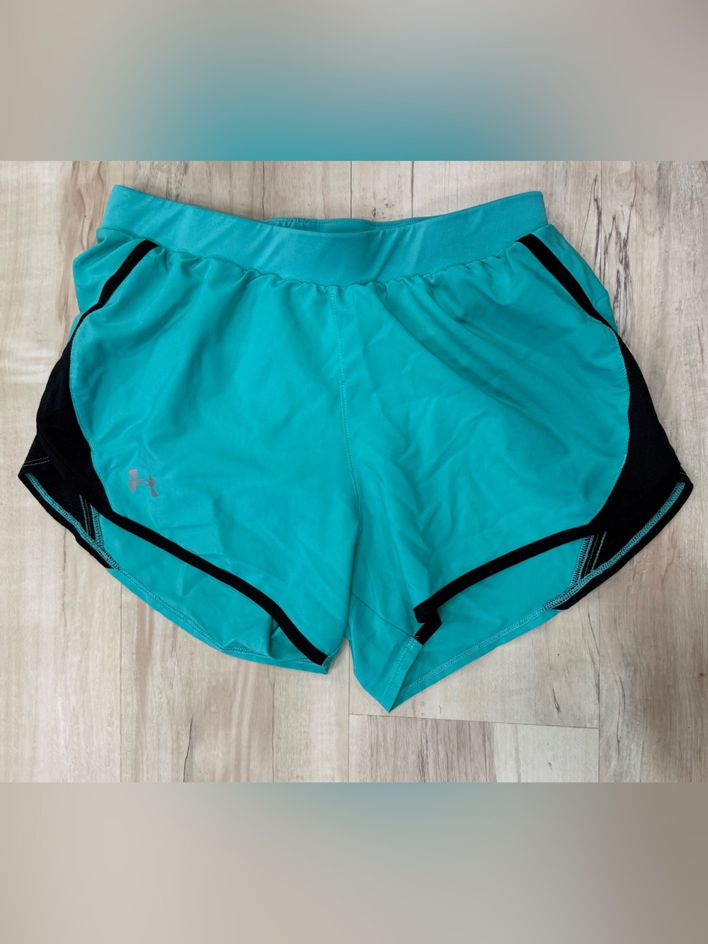 Under Armour HeatGear Athletic Shorts Athletic Shorts in Blue & Black Size Small